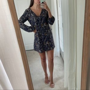 Long Sleeve Mini Dress Printed | Leith/Nordstrom